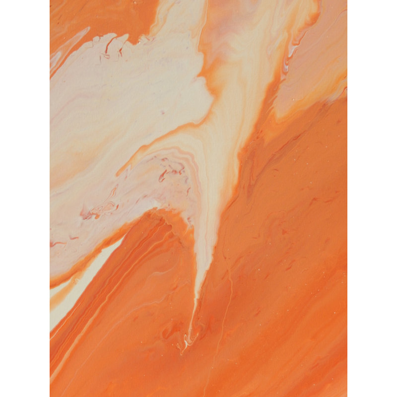Firefall par Will Birdwell - Peinture, H 21,25 po x l 17,25 po, Papier avec cadre noir