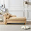Chaise longue moderne avec revêtement en velours (kaki)-1393313799