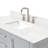 48.25'' Single Bathroom Vanity with Carrara Quartz Top-94003664