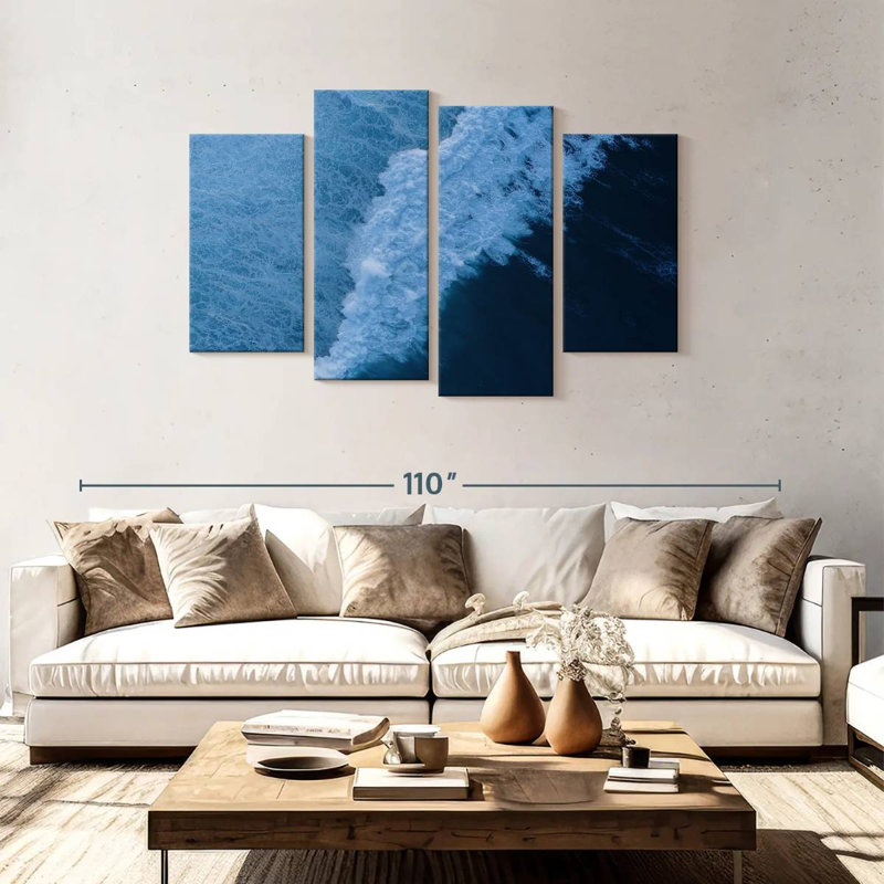 Nassau Splashing Waves, H 48 po x l 75 po
