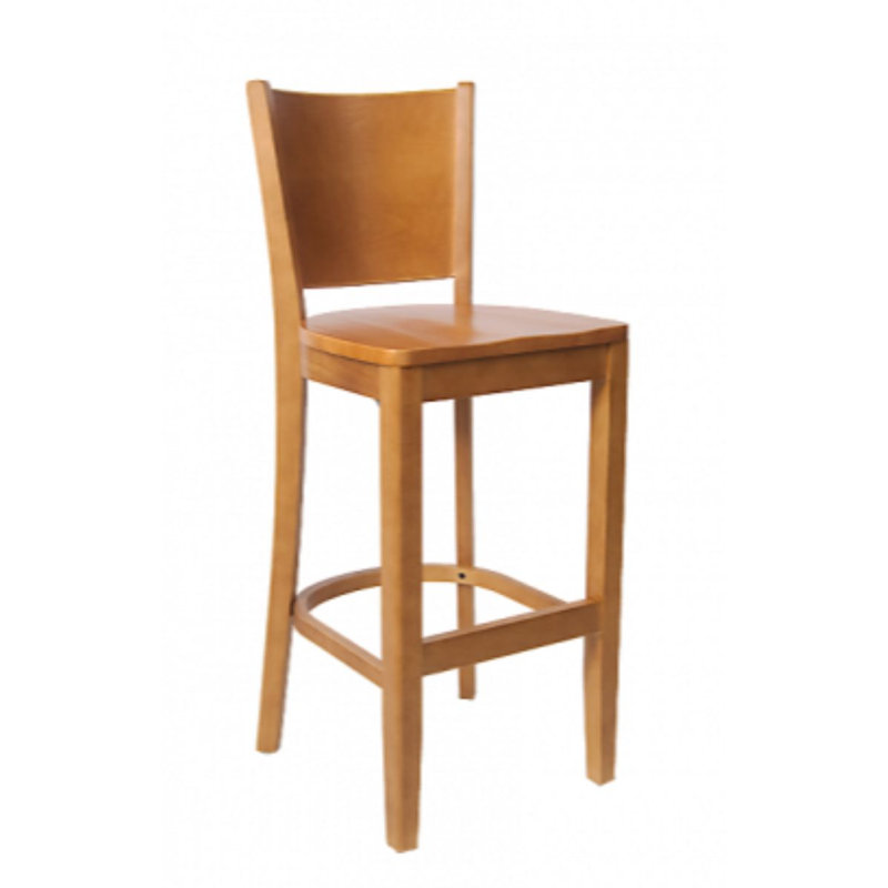 Solid Wood 29" Bar Stool, Cherry