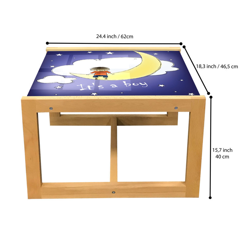 Jalpa Sled Coffee Table, 62cm H x 46cm W x 40cm D