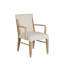 Maris Mahogany Handwoven Dining Arm Chair
