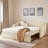 Upholstered Daybed With Pop Up Trundle-1723817476