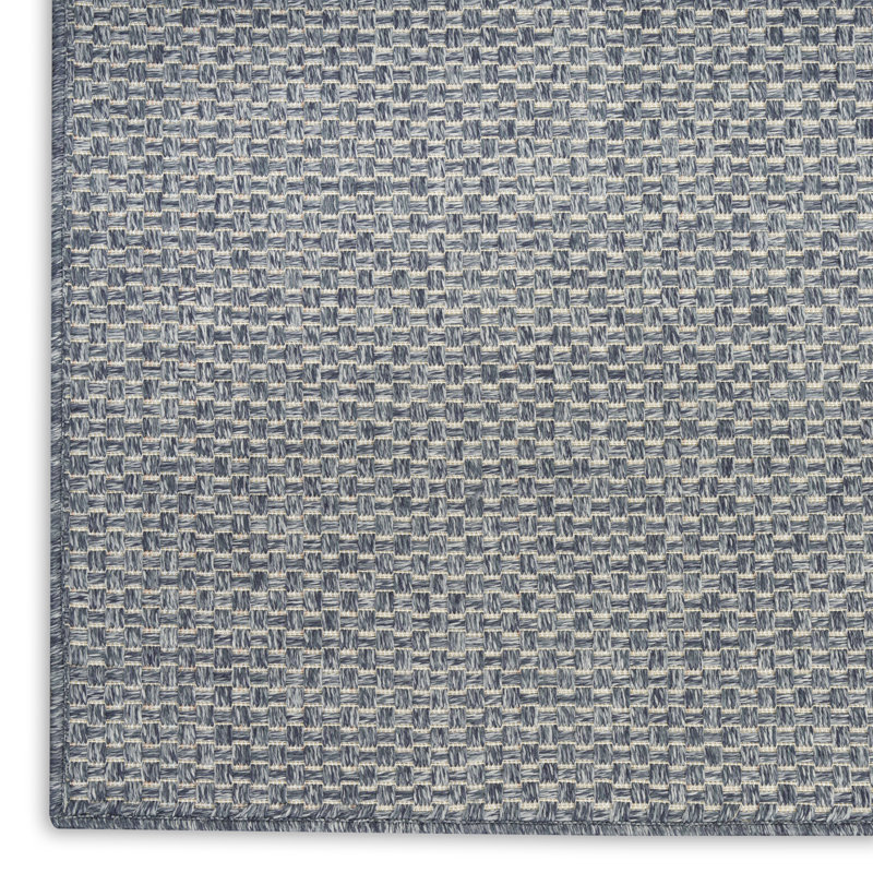  Tapis d'extérieur en denim 10 pi x 14 pi Tulum, En jean, Rectangle 10 pi x 14 pi