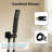 8000-10Inch Shower Faucet Shower System With 10 Inches Rain Shower Head And Handheld Spray-113114872