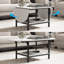 Table basse pliante à 2 niveaux