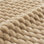 Canapé modulaire moderne de 82 po pour le salon, tissu en flanelle, très texturé, canapé 2 places surdimensionné avec assise profonde, connexion par boucle, conception antidérapante, sans assemblage, canapé désossé, chameau clair