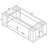 Phillps Glass Top Coffee Table-1094681174
