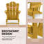 Chaise Adirondack en plastique PEHD résistant aux intempéries Devito-170178738
