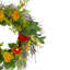 Couronne de printemps orange et jaune Ranunculus and Rose