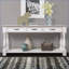 Table basse Mid-Century en bois massif pour le salon, 63 pouces avec 3 tiroirs Tablette, assemblage facile