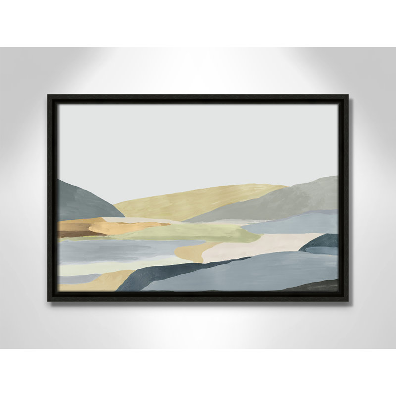 Blair Warm Hills II - reproduction d'art sur toile, H 13,5 po x l 19,5 po x P 2 po, Toile Espresso