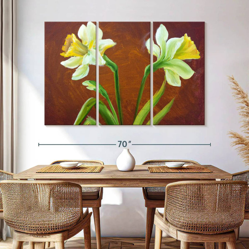 Peinture Harnek Narcissus, H 42 po x l 65 po