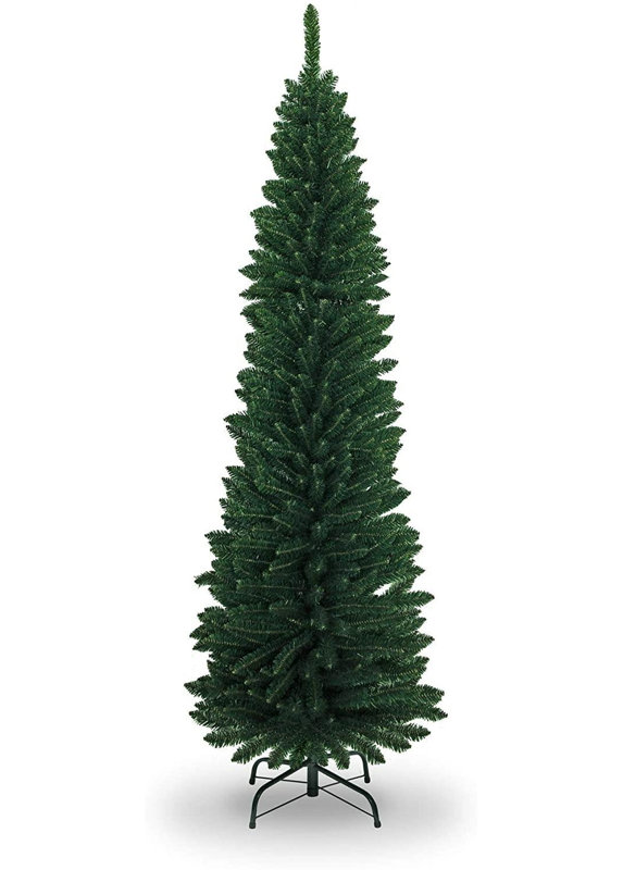 Lighted Artificial Christmas Tree, 8 ft.