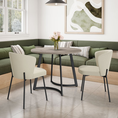 Riley  3 Piece Round Dining Set