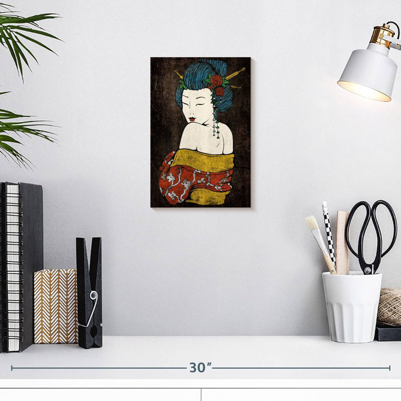 Leisha séduisante Geisha, H 12 po x l 8 po