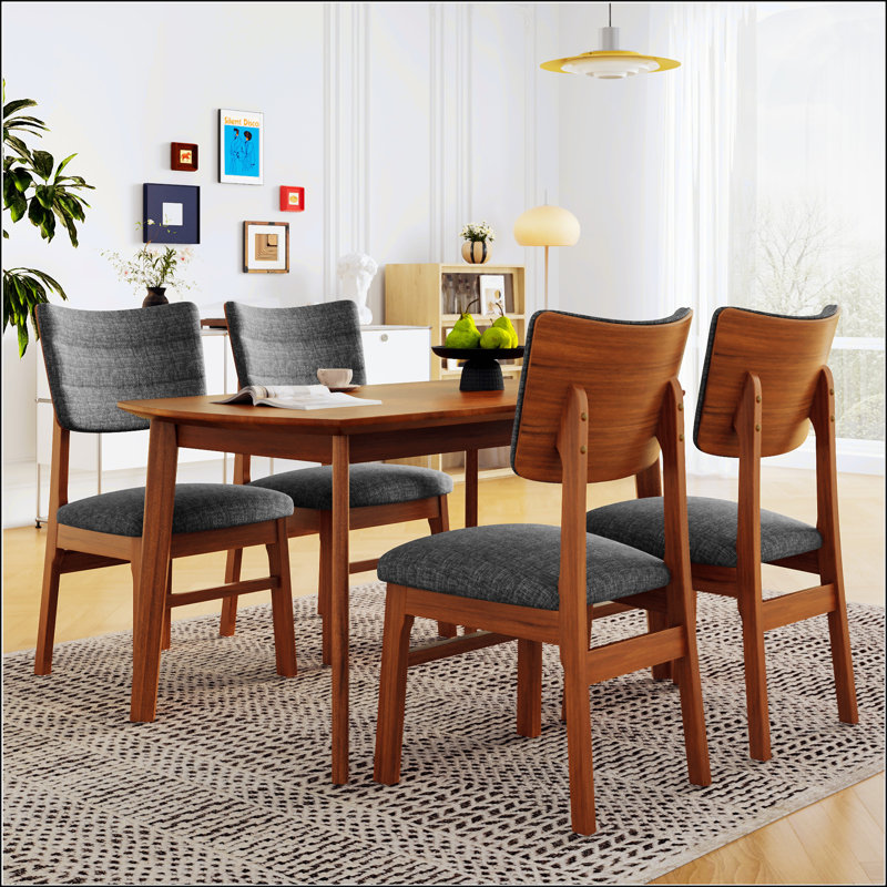 Table de salle à manger moderne de 47 pouces de style Mid-Century