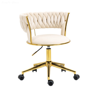 Single Chair Desk Chair Comfy Chair Modern Adjustable Computer Chair Swivel Chair