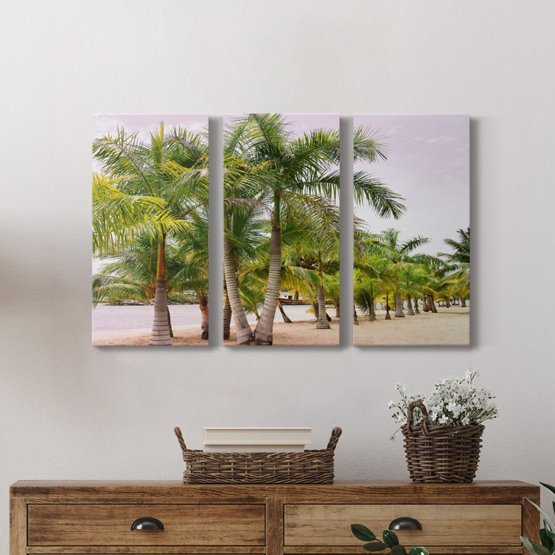 Summer Day - Photographie sur toile tendue 3 pièces, H 27 po x l 54 po x P 1 po