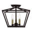 Plafonnier semi-encastré 3 lumières 12,5 cm Veasey-302551496