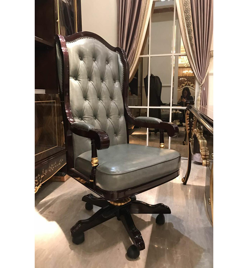Genuine Leather Executive Chair Infinity Furniture Import