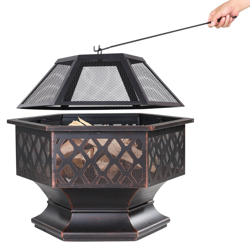 Kristian Steel Wood Burning Smokeless Fire Pit