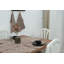 Napperon à motif floral 13 x 19 pouces Fabividine, brun