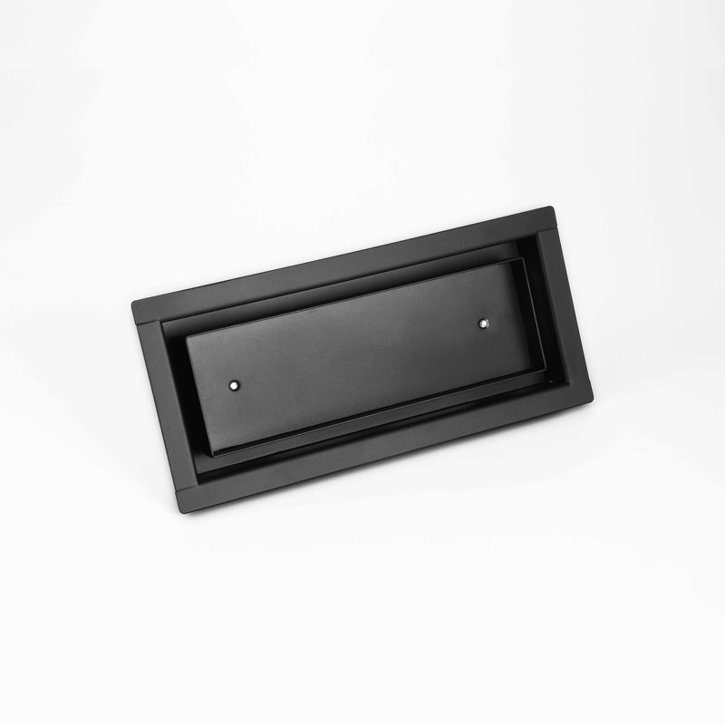 Couvercle de ventilation Linkaa 11 W, Noir mat, H 4 po x l 10 po x P 1,50 po