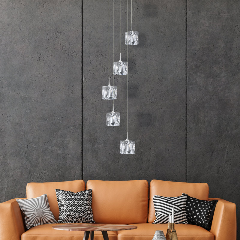 Chou 5-Light Cluster Chandelier