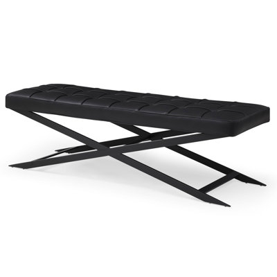 Revolutionary Design Ruth Bench With X-shaped Base