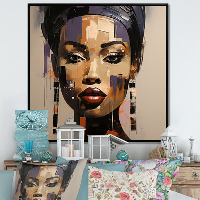 Portrait d'une femme Yoruba - paysage urbain