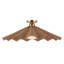 Furrow 25-in Red Semi-Flush Mount-1740051396-1740051403