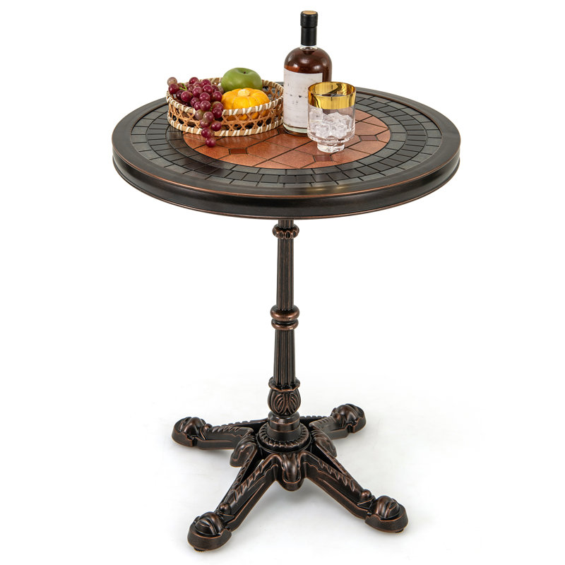 Round Outdoor Bar Table , 60cm cm W 60cm cm D