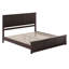 Lit bas en bois massif Patillo avec pied de lit assorti-979190133-969681290