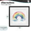 «Soft Rainbow with Clouds», reproduction encadrée sous verre, design by Creative Studio-1635218901-1635218903