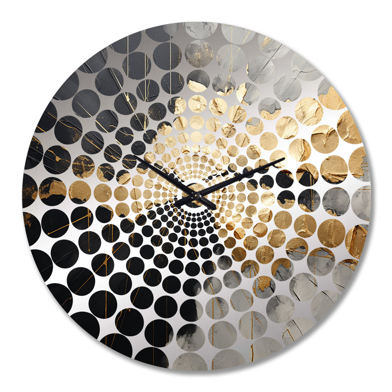 Sohn - Horloge murale peinture abstraite, Très grand