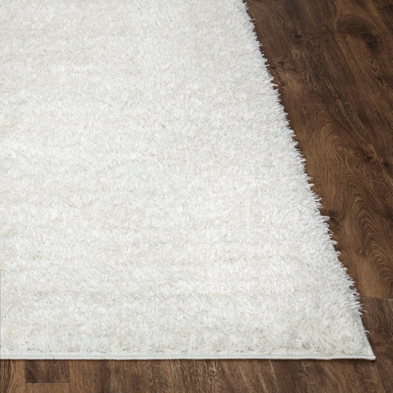 Spandrel Solid Colour Shag Indoor / Outdoor Area Rug, Rectangle 60 x 110cm