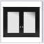 Armoire à pharmacie murale 36 po x 28 po avec 2 miroirs et tablettes réglables, solution de rangement de salle de bain moderne-1419046441