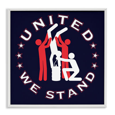 Funny Keg Stand Framed Giclee Art by Jedco Brands, Inc.
