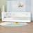 Upholstered Daybed with USB Ports, LED Light and Slats-702588141-702588130
