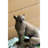 5.1X3.5X6.1" Copper Panther, Animal Statue Decor