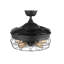 Ventilateur de plafond à 3 pales rétractables avec télécommande Firger