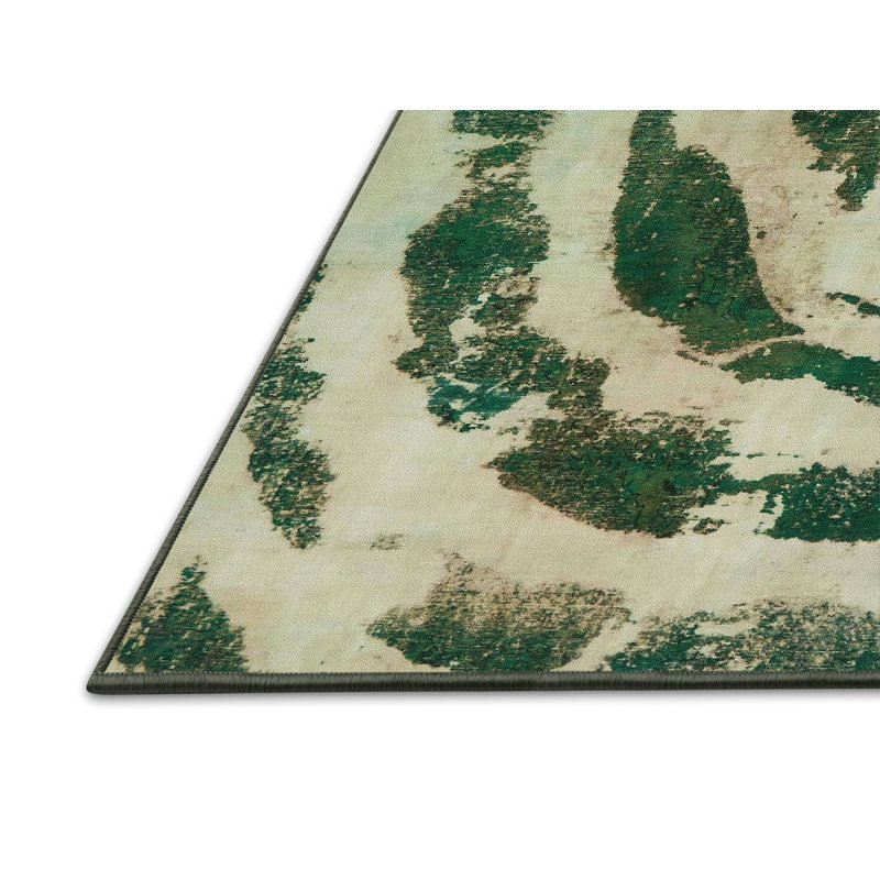 Tapis décoratif multicolore à motif abstrait, Rectangle 2 pi x 3 pi