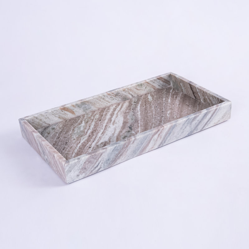 Plateau de table basse Kosmo, H 2 po x l 17 po x P 9 po, Brun