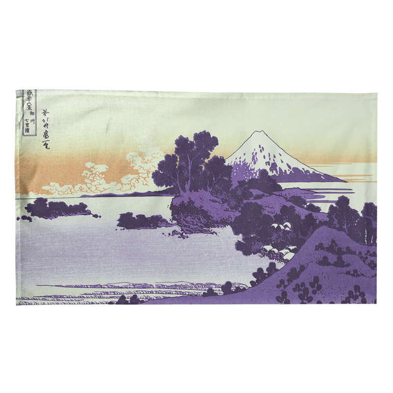Hague Tea Towel Kitchen Towel, Cotton Twill, Purple/Orange