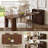 Modern Extendable Dining Table with Storage