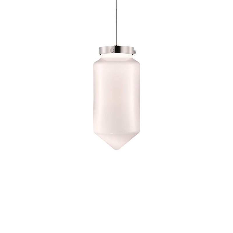 Dart 1 - Light LED Pendant, Opaline