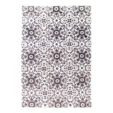 Fine Hand Knotted silk & wool Modern rug 6' X 9'