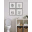 Wash Dry Iron Sew - 4 Piece Single Picture Frame Painting-1391132655
